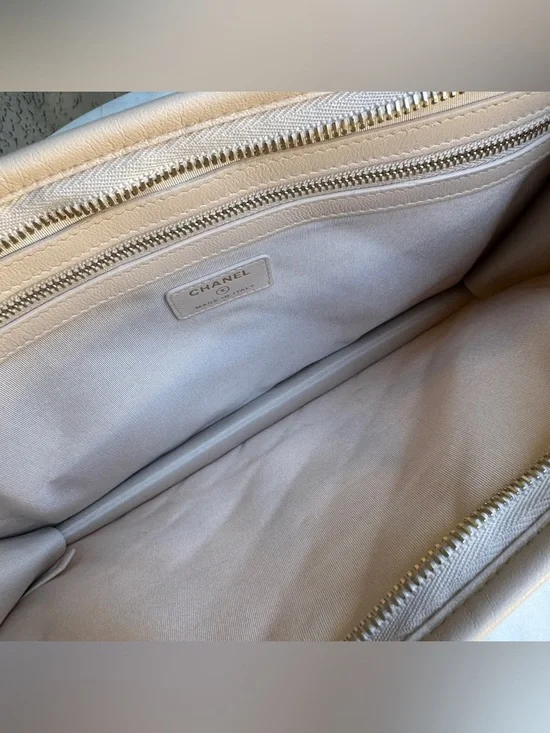 Chanel Tweed PVC Large Wristlet Clutch - Picture 16 of 16